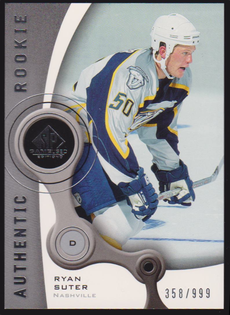 2005-06 SP Game Used #138 Ryan Suter RC 358/999 (image for) 2005-06 SP Game Used #138 Ryan Suter RC 358/999