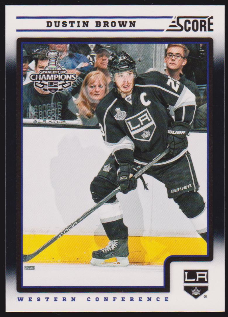 2012-13 Score Black Ice #222 Dustin Brown (image for) 2012-13 Score Black Ice #222 Dustin Brown
