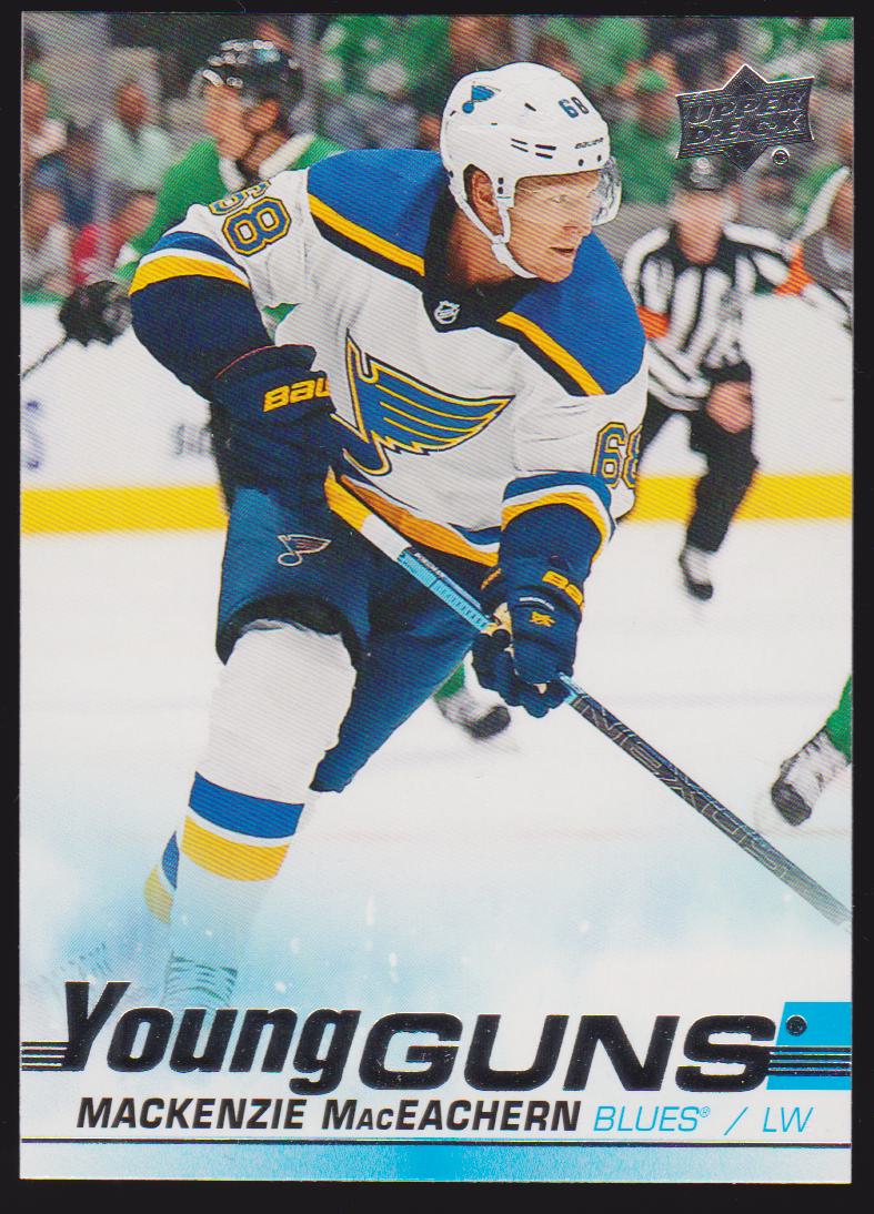 2019-20 Upper Deck #212 Mackenzie MacEachern YG RC (image for) 2019-20 Upper Deck #212 Mackenzie MacEachern YG RC