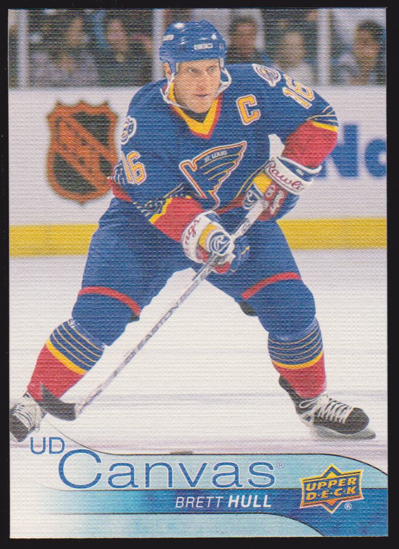 2016-17 Upper Deck Canvas #C245 Brett Hull RETIRED STARS (image for) 2016-17 Upper Deck Canvas #C245 Brett Hull RETIRED STARS
