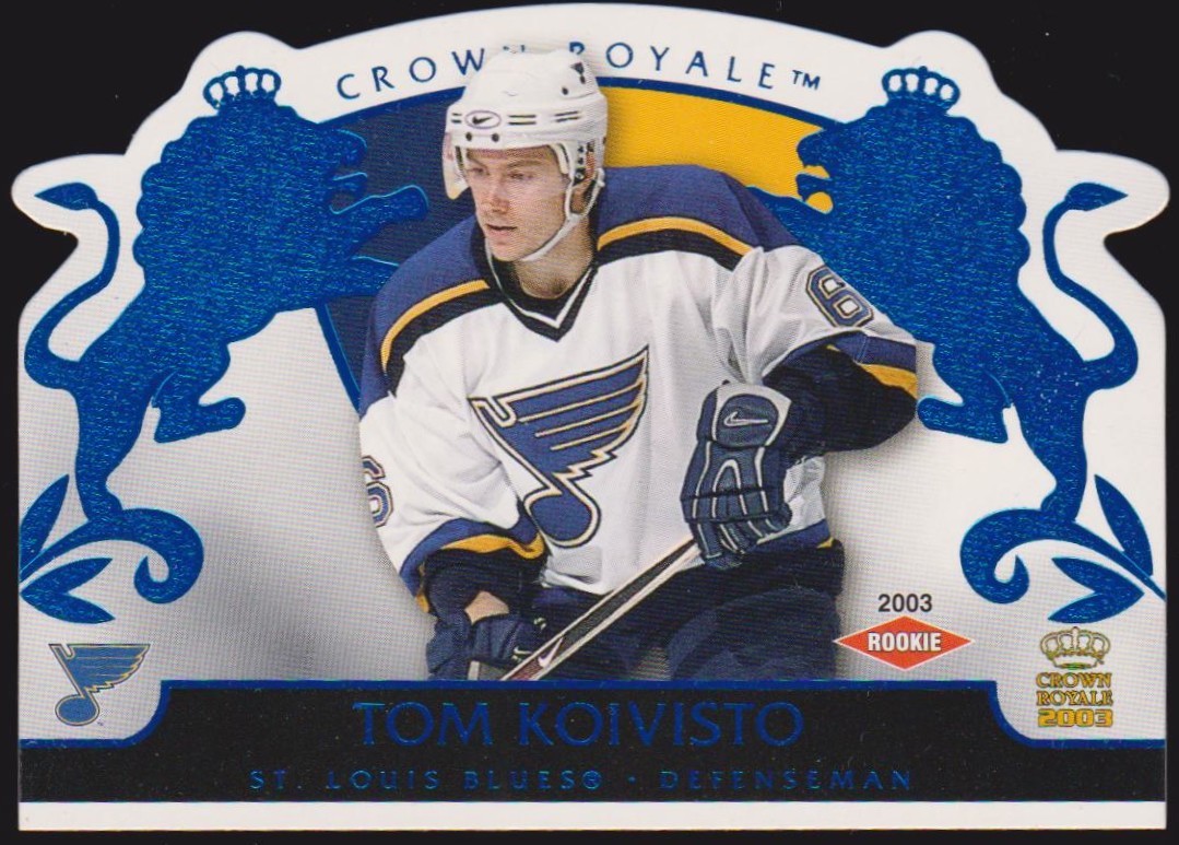 (image for) 2002-03 Crown Royale Blue #134 Tom Koivisto - RC Year - 053/350