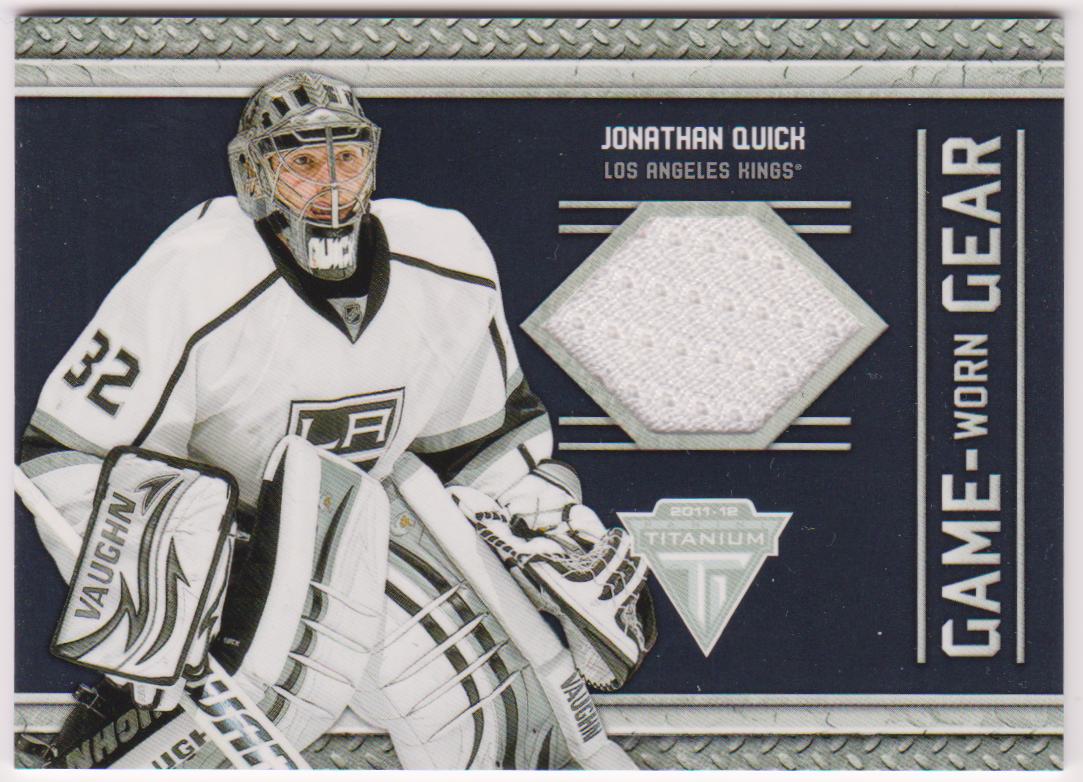 (image for) 2011-12 Panini Titanium Game Worn Gear #64 Jonathan Quick