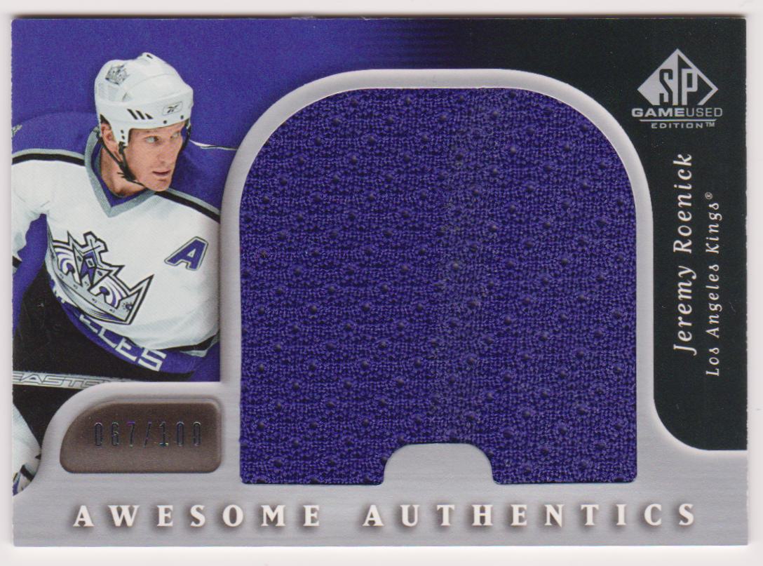2005-06 SP Game Used Awesome Authentics #AAJR Jeremy Roenick - Jerseys (image for) 2005-06 SP Game Used Awesome Authentics #AAJR Jeremy Roenick - Jerseys
