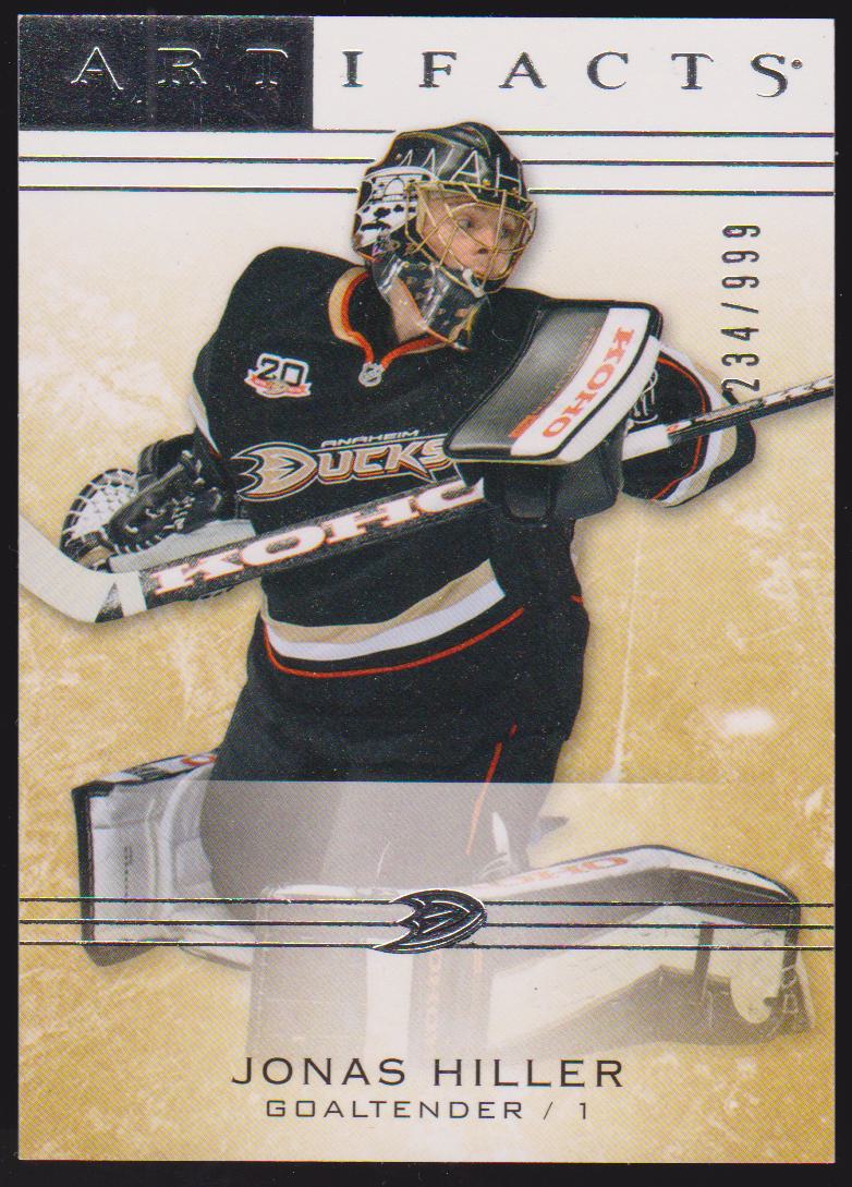 2014-15 Artifacts #116 Jonas Hiller 234/999 (image for) 2014-15 Artifacts #116 Jonas Hiller 234/999