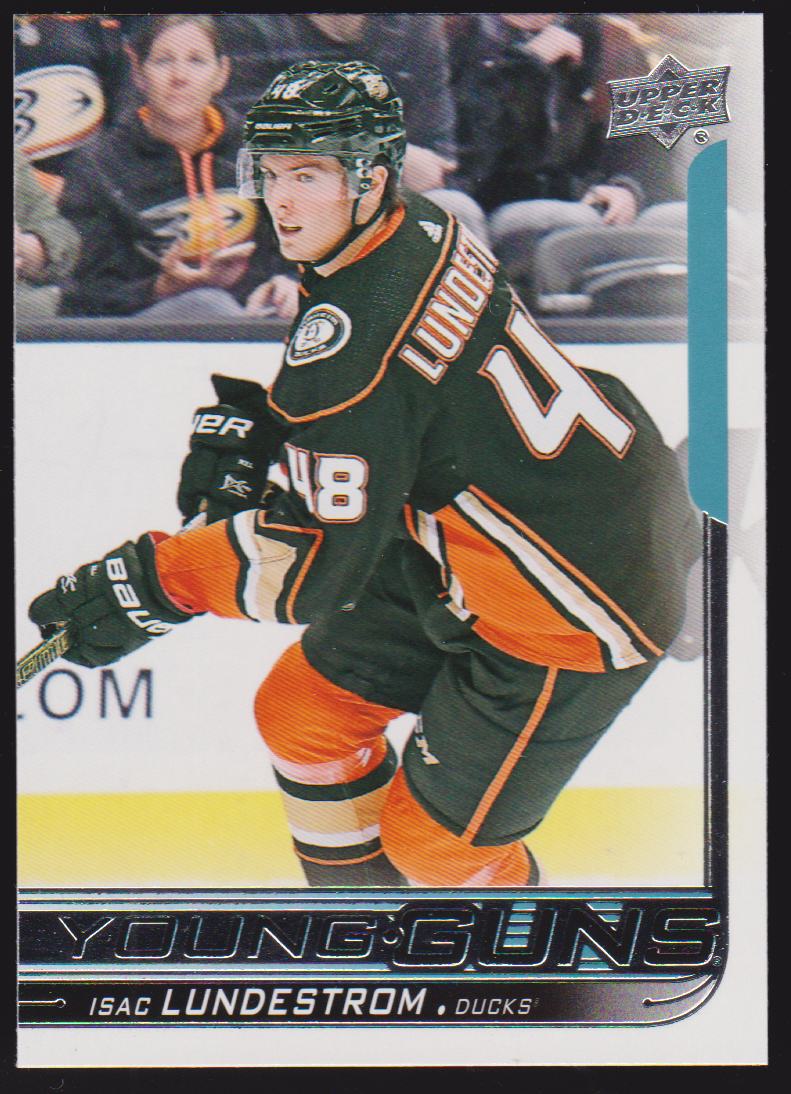 (image for) 2018-19 Upper Deck #466 Isac Lundestrom YG RC