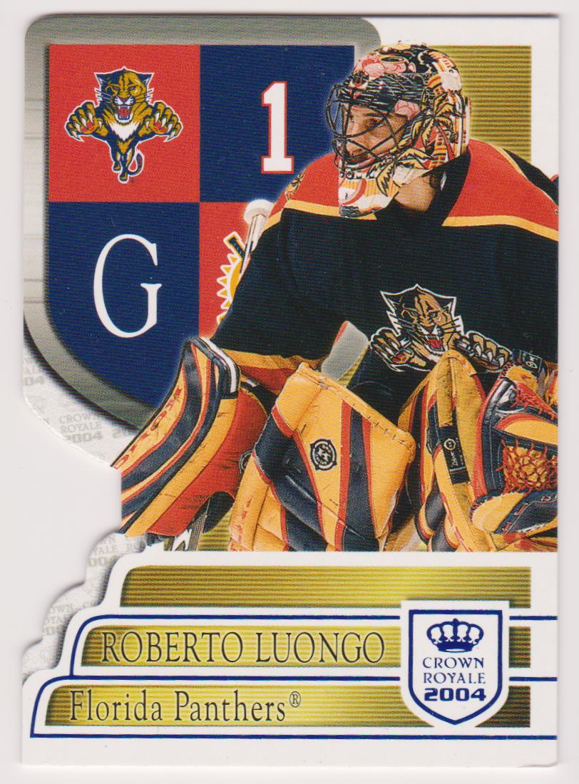 2003-04 Crown Royale Blue #45 Roberto Luongo 252/850 (image for) 2003-04 Crown Royale Blue #45 Roberto Luongo 252/850