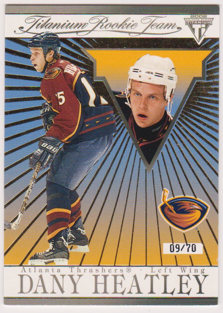(image for) 2001-02 Titanium Rookie Team #1 Dany Heatley 09/70