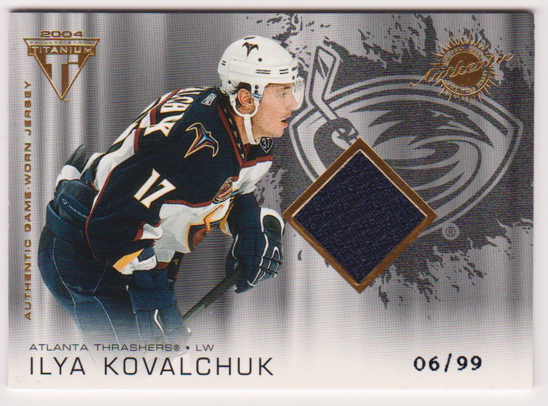 (image for) 2003-04 Titanium #191 Ilya Kovalchuk Jerseys 06/99