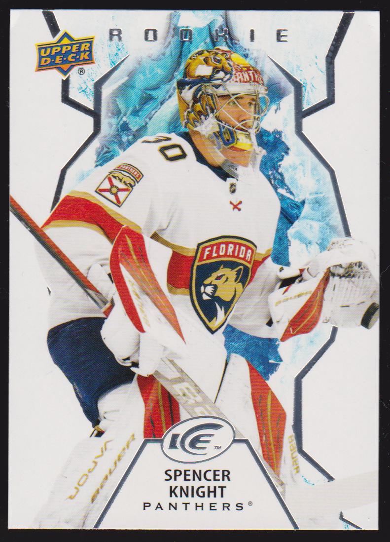 2021-22 Upper Deck Ice #126 Spencer Knight RC (image for) 2021-22 Upper Deck Ice #126 Spencer Knight RC