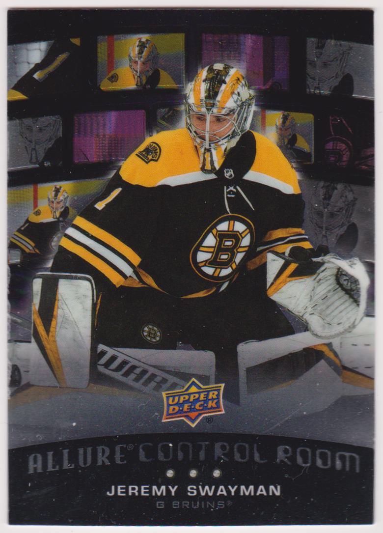 (image for) 2021-22 Upper Deck Allure Control Room #CR13 Jeremy Swayman - RC Year