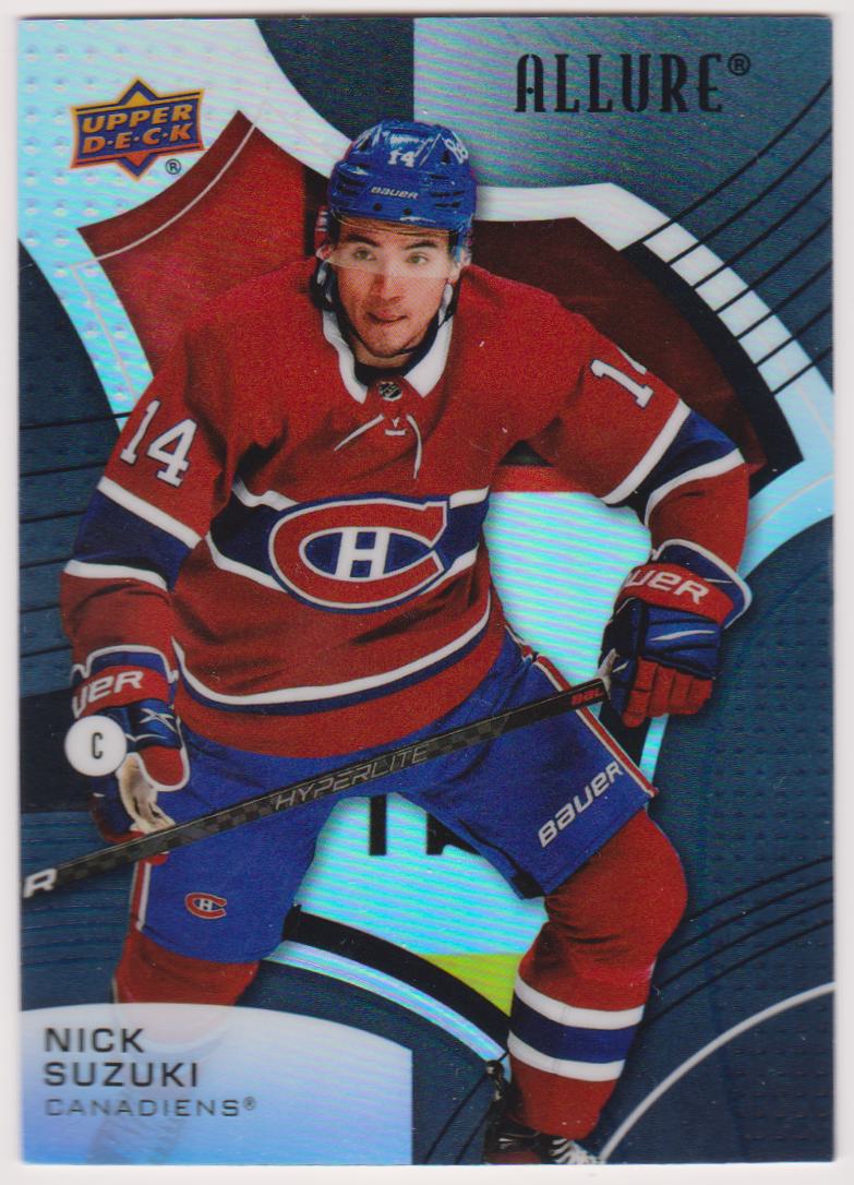 (image for) 2021-22 Upper Deck Allure Black Rainbow #75 Nick Suzuki