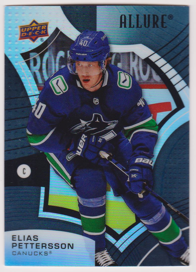 (image for) 2021-22 Upper Deck Allure Black Rainbow #62 Elias Pettersson