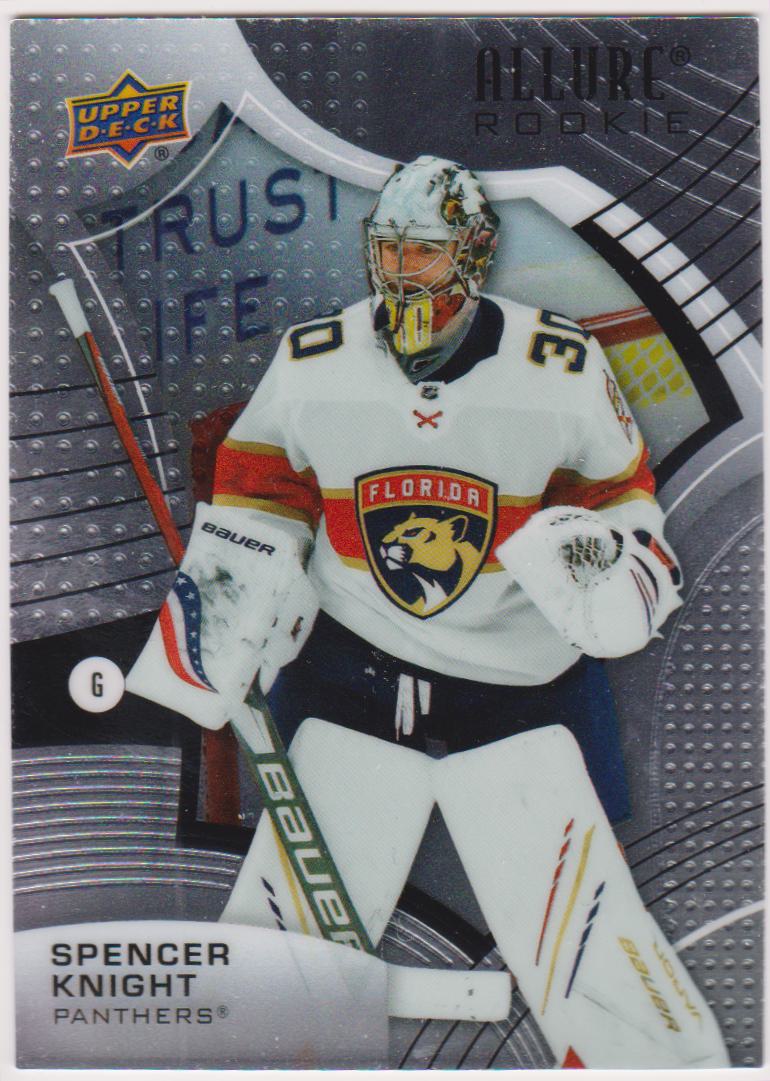 2021-22 Upper Deck Allure #135 Spencer Knight RC (image for) 2021-22 Upper Deck Allure #135 Spencer Knight RC