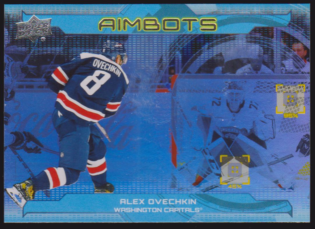 2024-25 Upper Deck Aimbots #AB1 Alexander Ovechkin (image for) 2024-25 Upper Deck Aimbots #AB1 Alexander Ovechkin