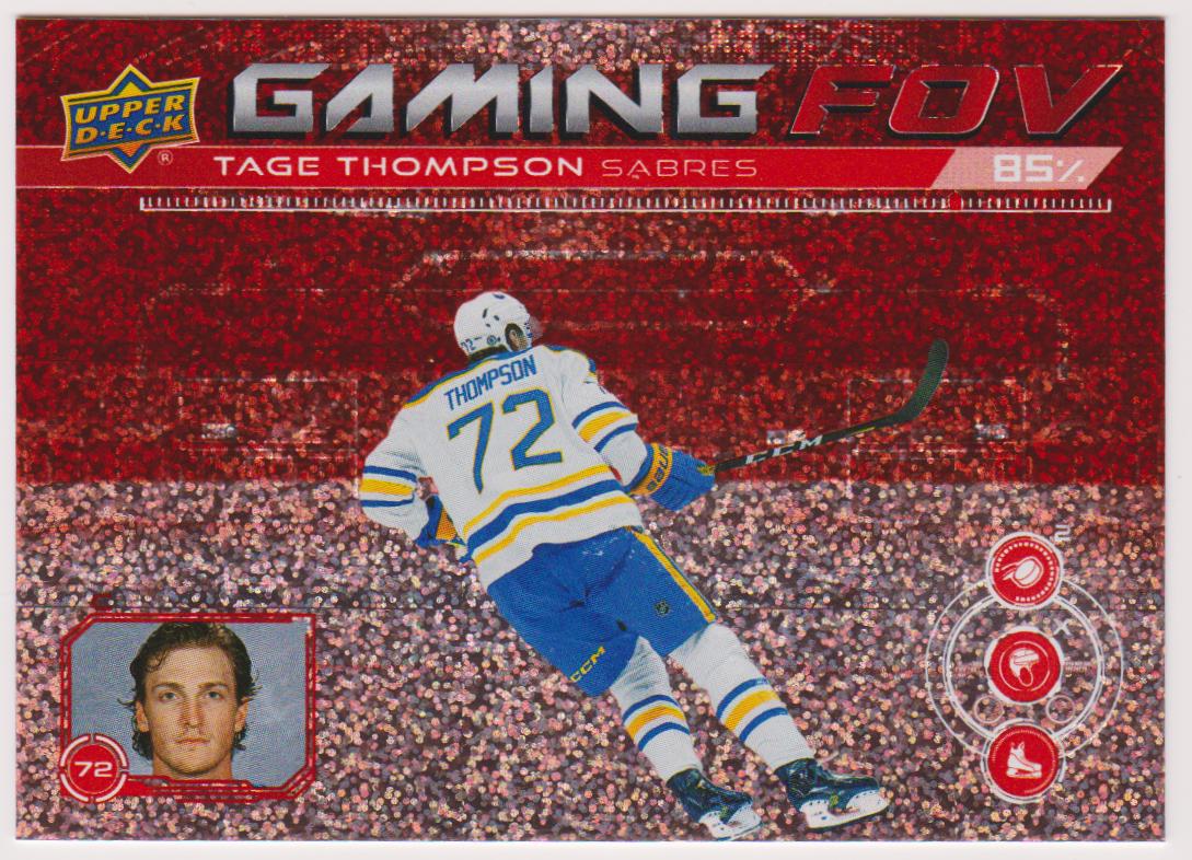 (image for) 2024-25 Upper Deck Gaming FOV Speckle #GFOV3 Tage Thompson