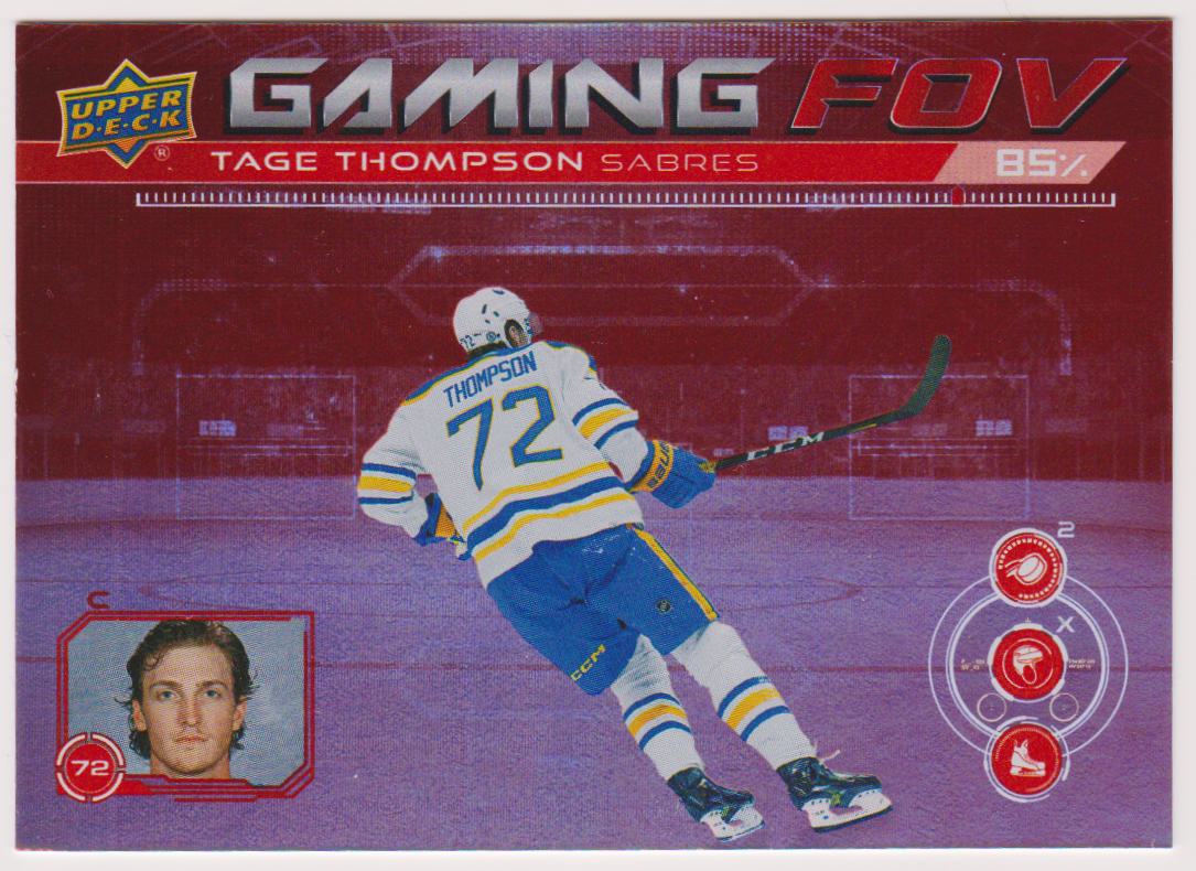 (image for) 2024-25 Upper Deck Gaming FOV #GFOV3 Tage Thompson