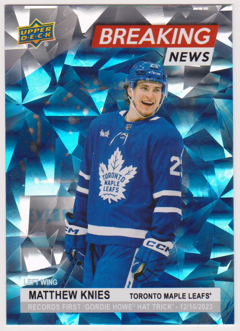 (image for) 2024-25 Upper Deck Breaking News #BN34 Matthew Knies