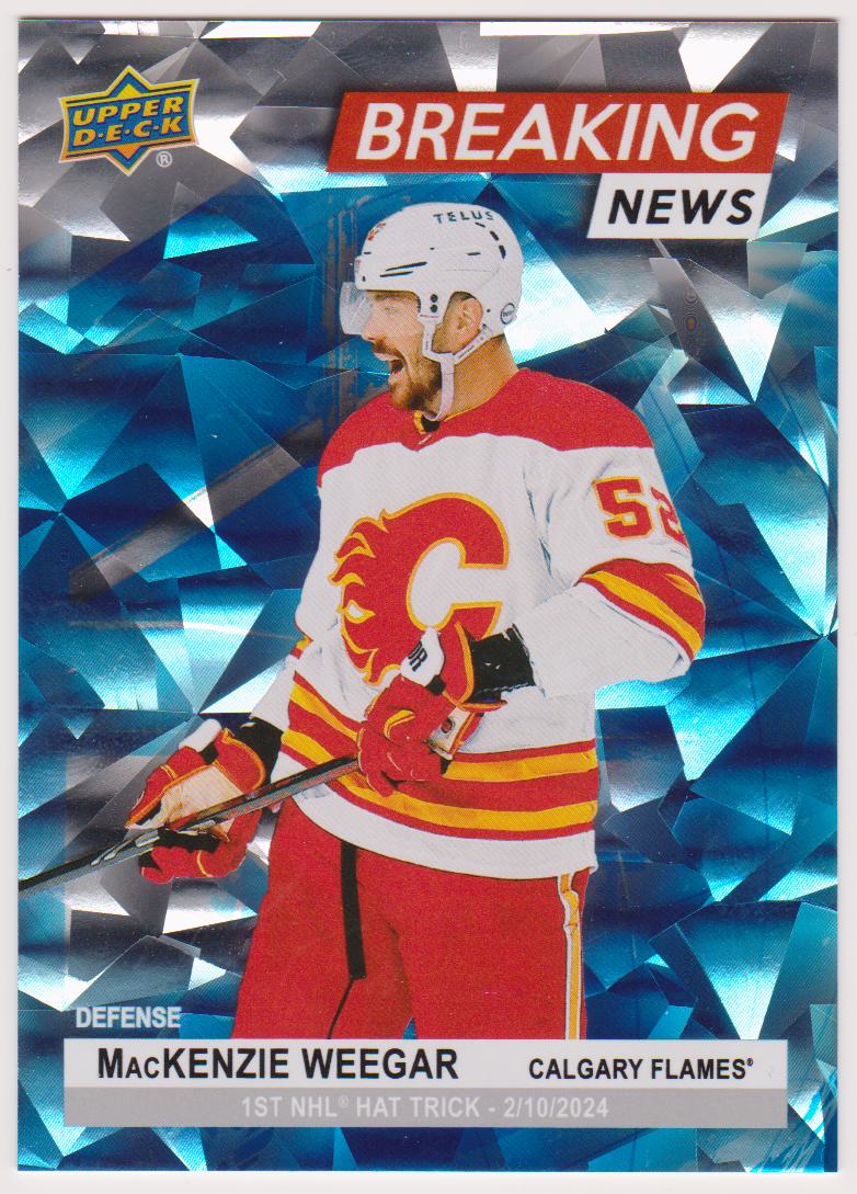 (image for) 2024-25 Upper Deck Breaking News #BN14 MacKenzie Weegar