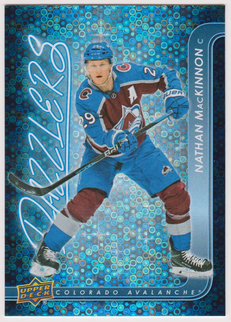 (image for) 2024-25 Upper Deck Dazzlers Blue #DZ8 Nathan MacKinnon
