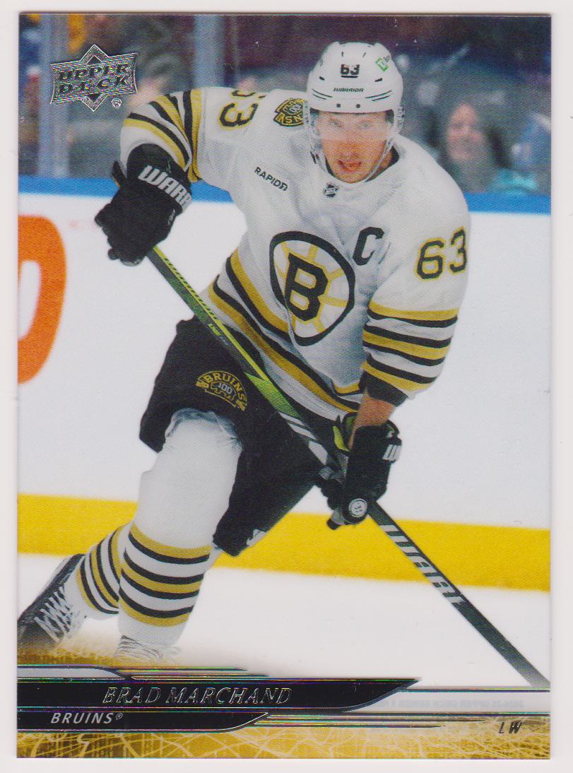 2024-25 Upper Deck Clear Cut #15 Brad Marchand (image for) 2024-25 Upper Deck Clear Cut #15 Brad Marchand