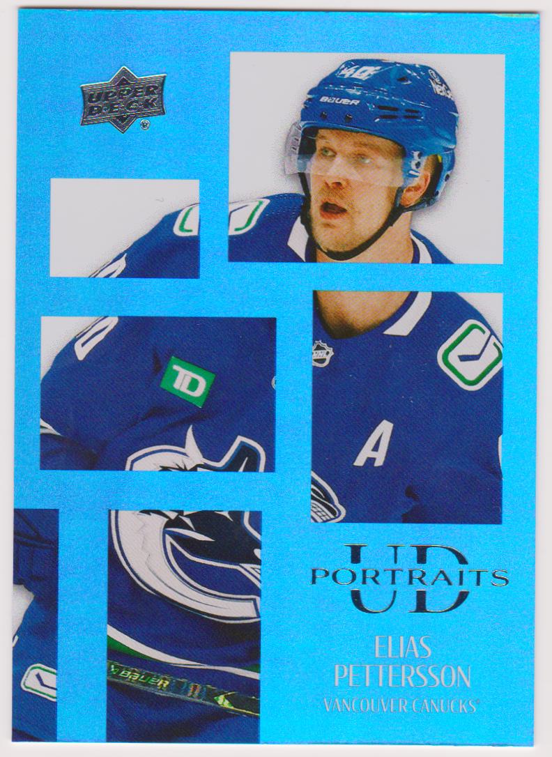 (image for) 2024-25 Upper Deck UD Portraits #P1 Elias Pettersson