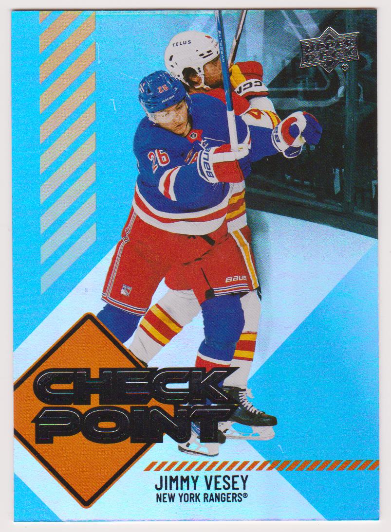 (image for) 2024-25 Upper Deck Checkpoint #CP19 Jimmy Vesey