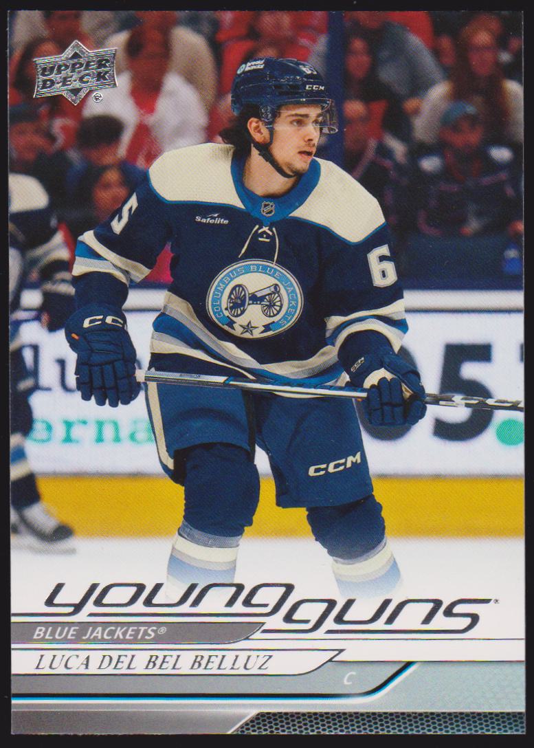 (image for) 2024-25 Upper Deck #214 Luca Del Bel Belluz YG RC