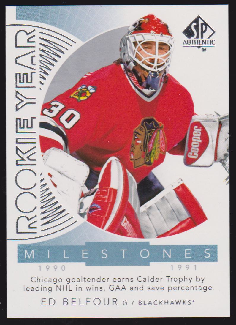 (image for) 2017-18 SP Authentic Rookie Year Milestones #RYMEB Ed Belfour