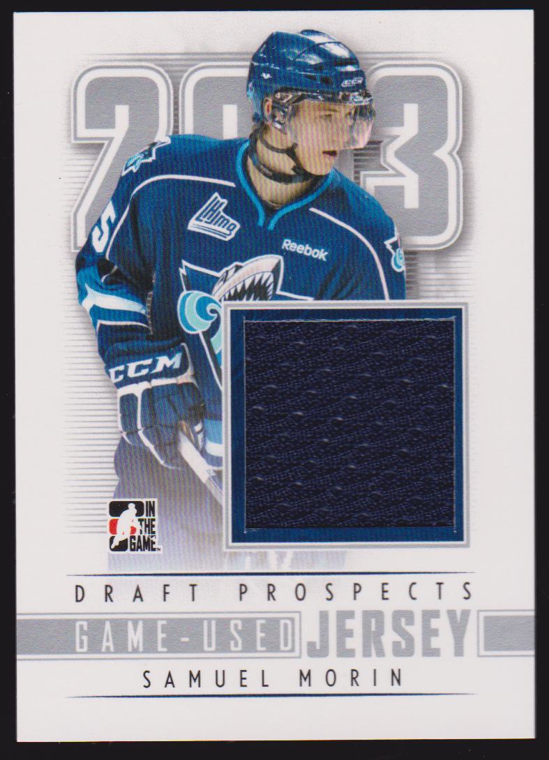 2012-13 ITG Draft Prospects Jerseys #M27 Samuel Morin (image for) 2012-13 ITG Draft Prospects Jerseys #M27 Samuel Morin
