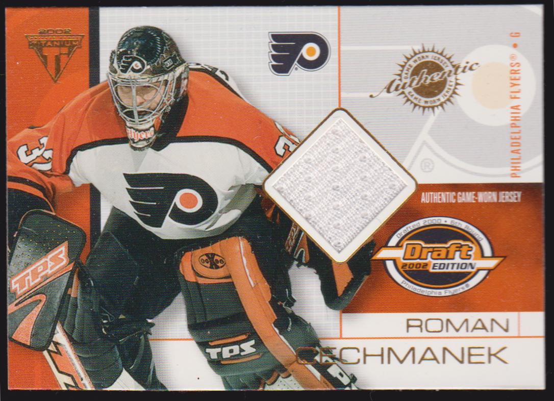 2001-02 Titanium Draft Day Edition #68 Roman Cechmanek (image for) 2001-02 Titanium Draft Day Edition #68 Roman Cechmanek
