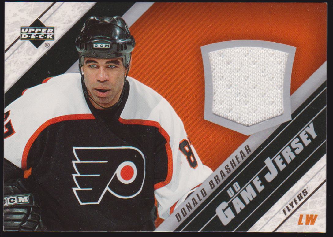 2005-06 Upper Deck Jerseys #JDBR Donald Brashear (image for) 2005-06 Upper Deck Jerseys #JDBR Donald Brashear