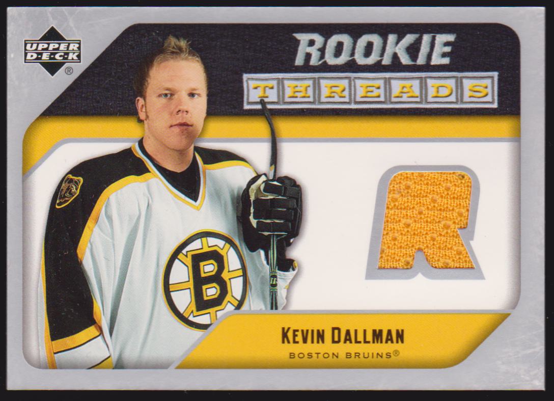 2005-06 Upper Deck Rookie Threads #RTKD Kevin Dallman - Jerseys (image for) 2005-06 Upper Deck Rookie Threads #RTKD Kevin Dallman - Jerseys