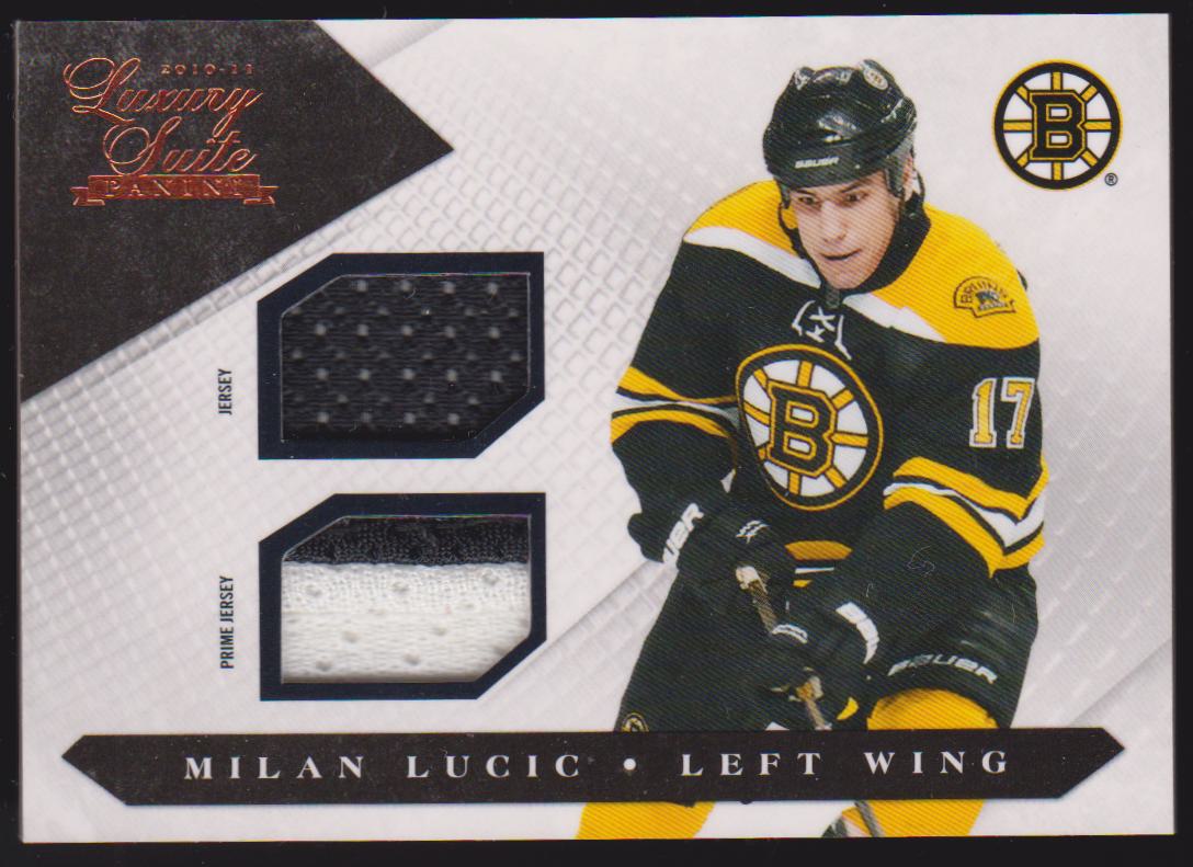 (image for) 2010-11 Luxury Suite Jerseys Prime #7 Milan Lucic 043/150