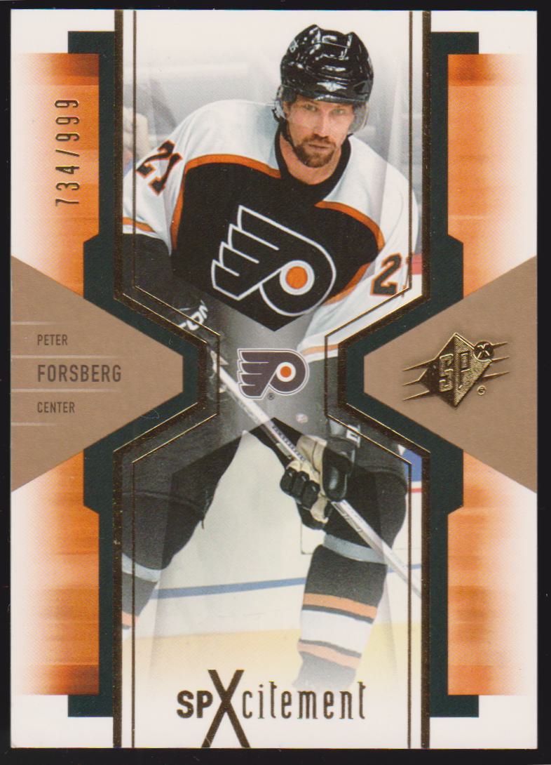 (image for) 2006-07 SPx SPxcitement #X73 Peter Forsberg 734/999