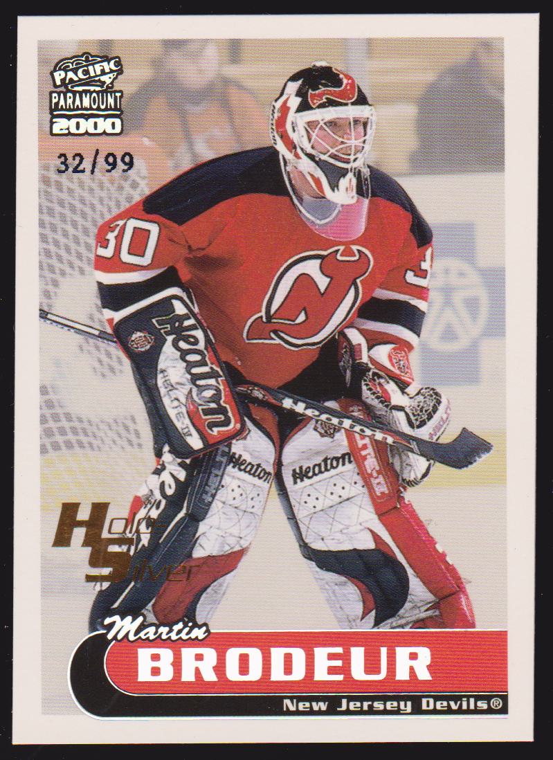 1999-00 Paramount Holographic Silver #131 Martin Brodeur 32/99 (image for) 1999-00 Paramount Holographic Silver #131 Martin Brodeur 32/99
