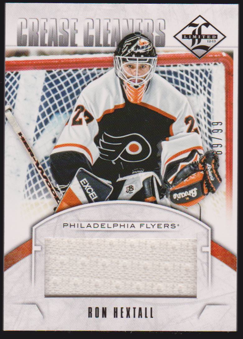 (image for) 2012-13 Limited Crease Cleaners Materials #CCRH Ron Hextall 69/99