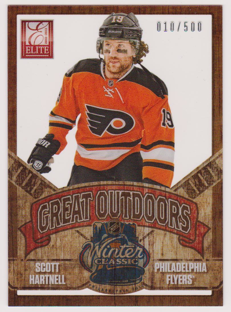 2012-13 Elite The Great Outdoors #26 Scott Hartnell 010/500 (image for) 2012-13 Elite The Great Outdoors #26 Scott Hartnell 010/500