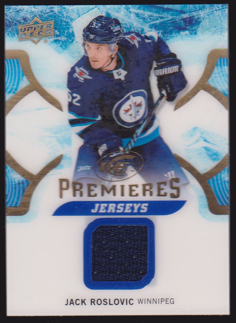 2017-18 Upper Deck Ice Ice Premieres Jerseys #IPJJR Jack Roslovic (image for) 2017-18 Upper Deck Ice Ice Premieres Jerseys #IPJJR Jack Roslovic