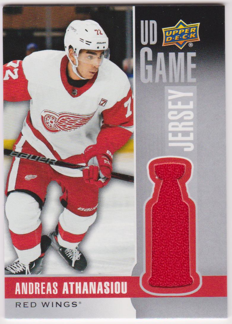 2019-20 Upper Deck Game Jerseys #GJAA Andreas Athanasiou (image for) 2019-20 Upper Deck Game Jerseys #GJAA Andreas Athanasiou