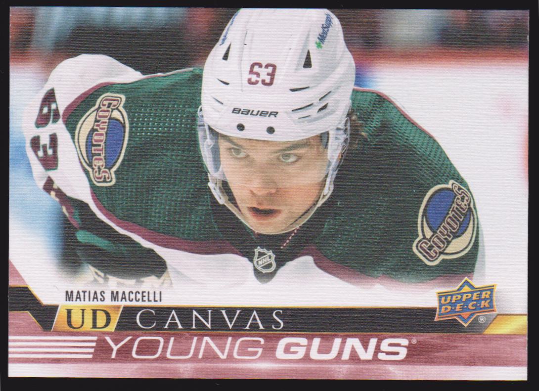 (image for) 2022-23 Upper Deck UD Canvas #C94 Matias Maccelli YG