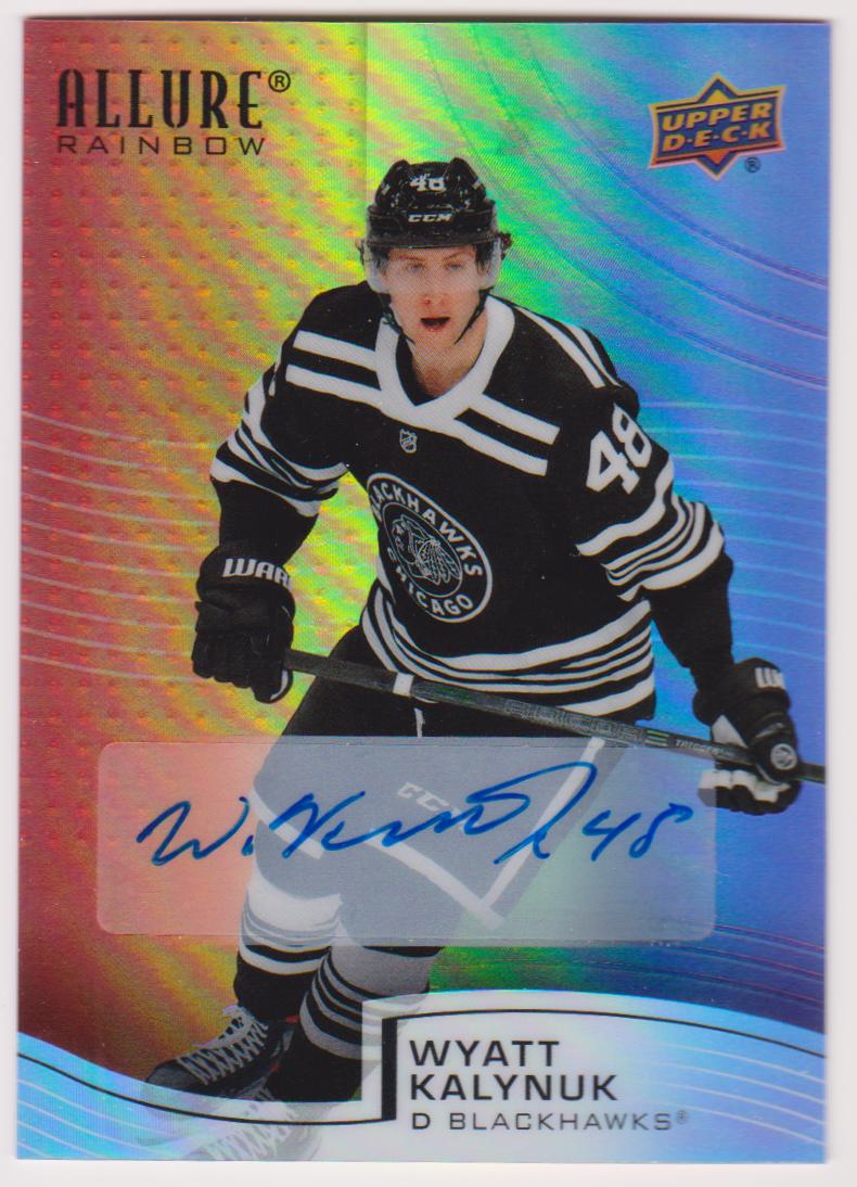(image for) 2021-22 Upper Deck Allure Full Rainbow Autographs #R18 Wyatt Kalynuk - RC Year