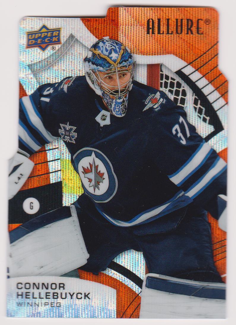 (image for) 2021-22 Upper Deck Allure Orange Slice #87 Connor Hellebuyck