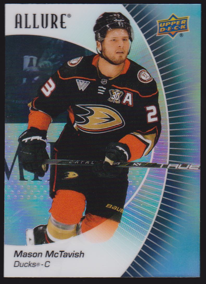 2023-24 Upper Deck Allure Black Rainbow #57 Mason McTavish (image for) 2023-24 Upper Deck Allure Black Rainbow #57 Mason McTavish