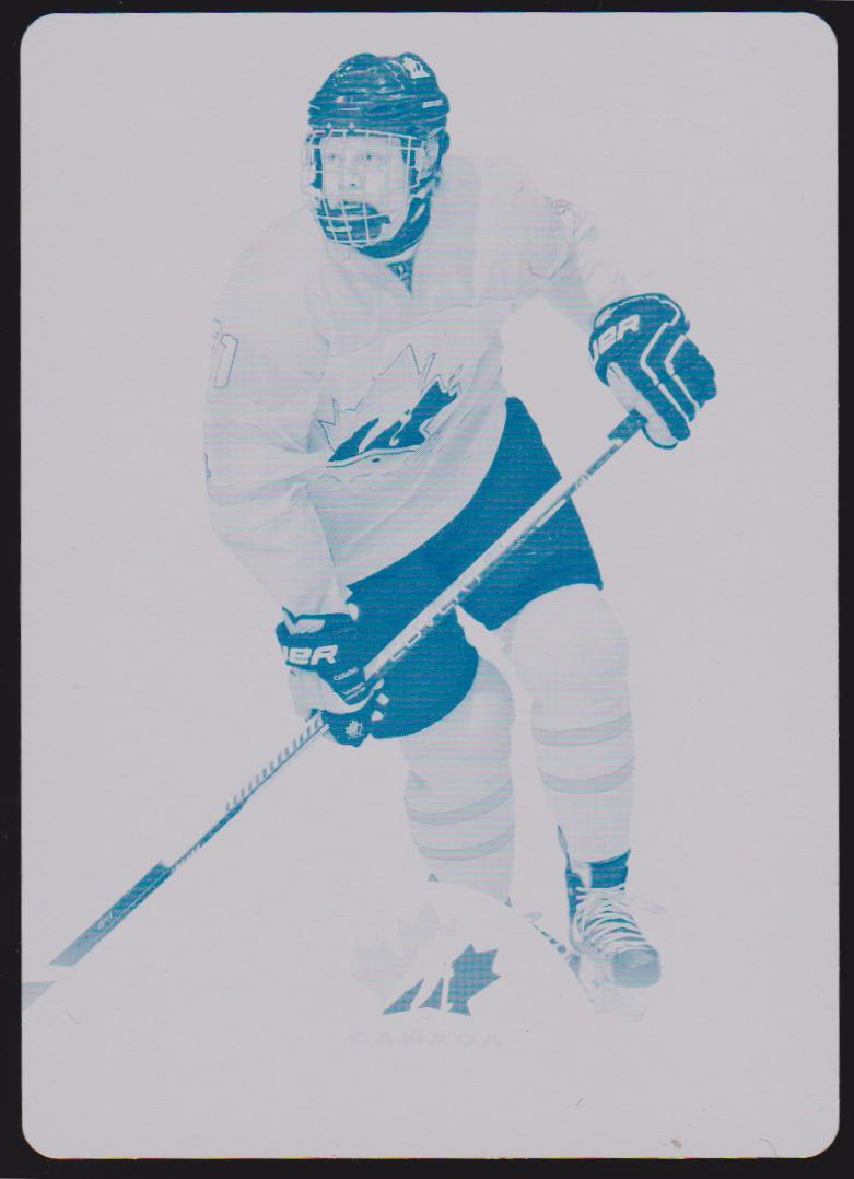 (image for) 2016-17 Upper Deck Team Canada Juniors Printing Plates Cyan #80 Owen Tippett 1/1