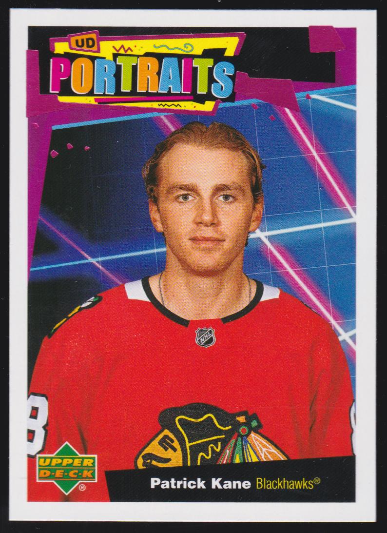 2020-21 Upper Deck UD Portraits #P40 Patrick Kane (image for) 2020-21 Upper Deck UD Portraits #P40 Patrick Kane