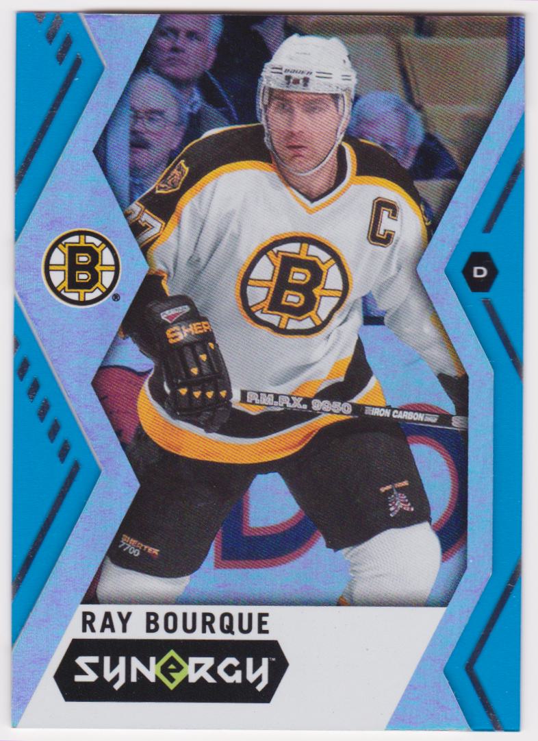 2017-18 Synergy Blue #48 Raymond Bourque (image for) 2017-18 Synergy Blue #48 Raymond Bourque