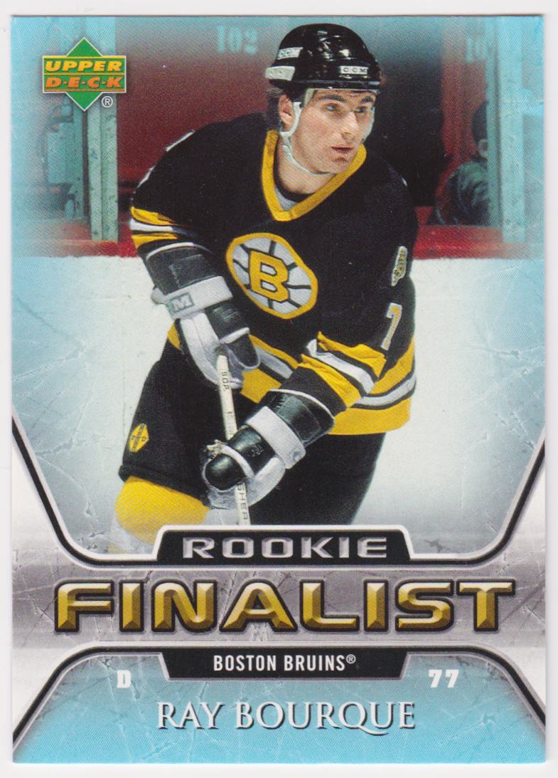 2005-06 Upper Deck All-Time Greatest #62 Raymond Bourque (Rookie Finalist) (image for) 2005-06 Upper Deck All-Time Greatest #62 Raymond Bourque (Rookie Finalist)