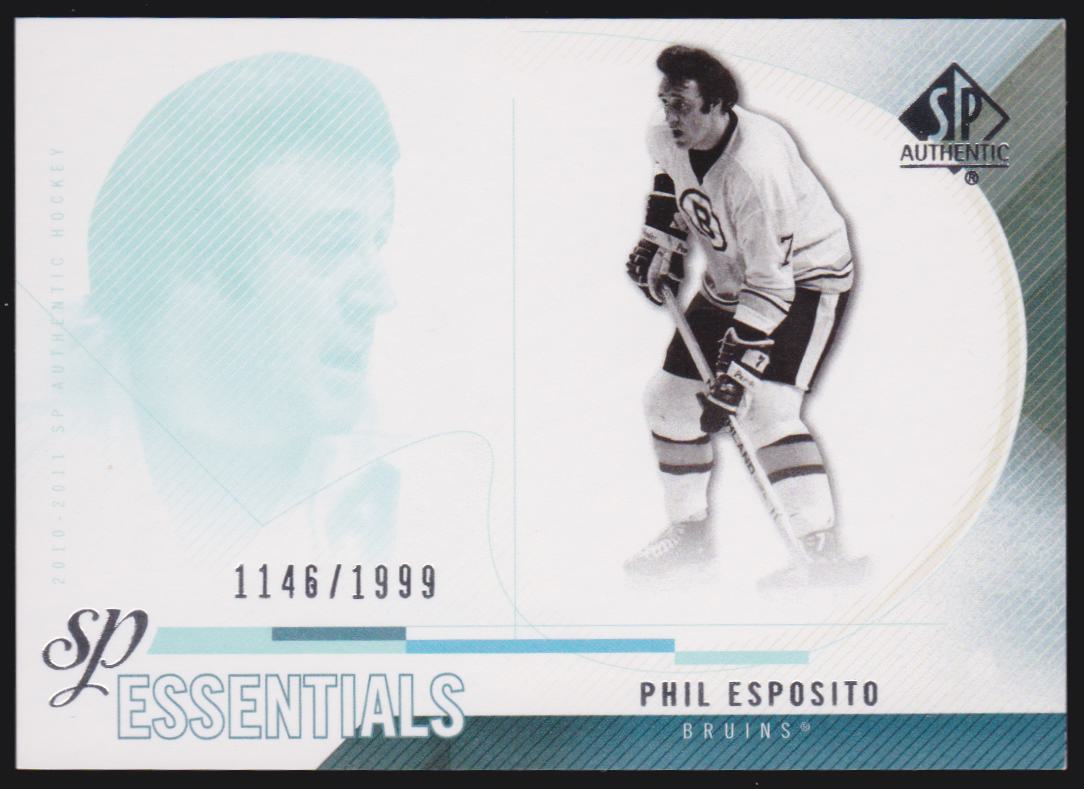 (image for) 2010-11 SP Authentic #162 Phil Esposito - SP Essentials - 1146/1999