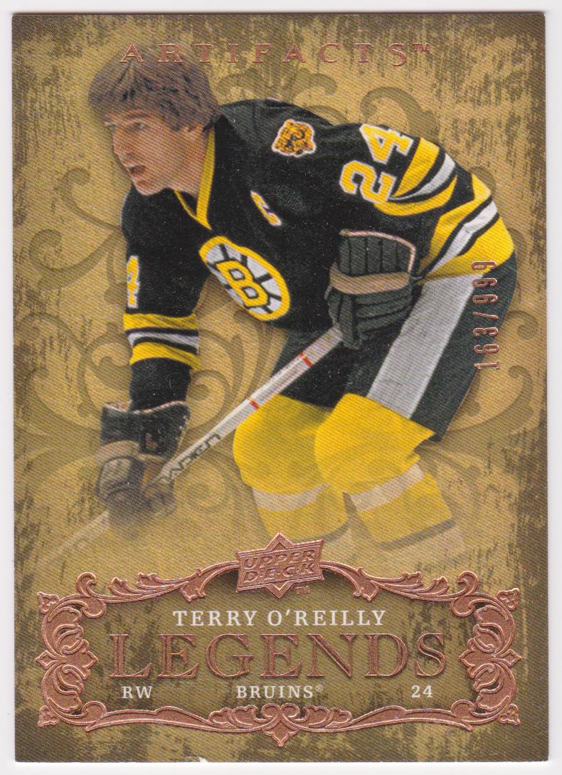 2008-09 Artifacts #150 Terry O'Reilly - Legends - 163/999 (image for) 2008-09 Artifacts #150 Terry O'Reilly - Legends - 163/999