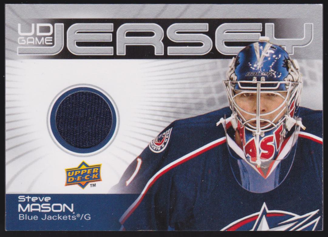 2010-11 Upper Deck Game Jerseys #GJSM Steve Mason (image for) 2010-11 Upper Deck Game Jerseys #GJSM Steve Mason